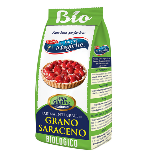 NON MUTUABILE - Mix di farina integrale di Grano Saraceno LE FARINE MAGICHE - 500g