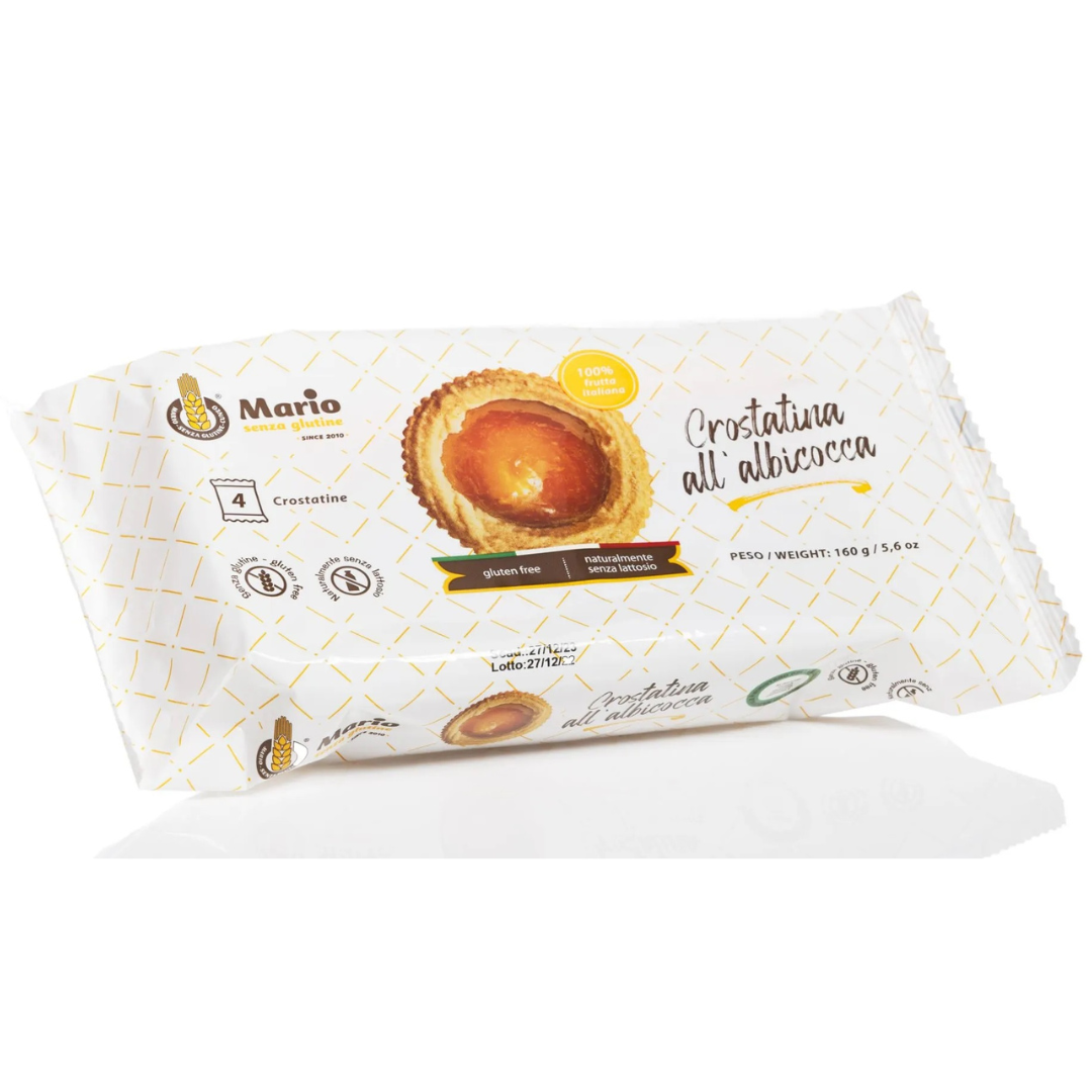 SL - Crostatine Albicocca MARIO SENZA GLUTINE - 160g