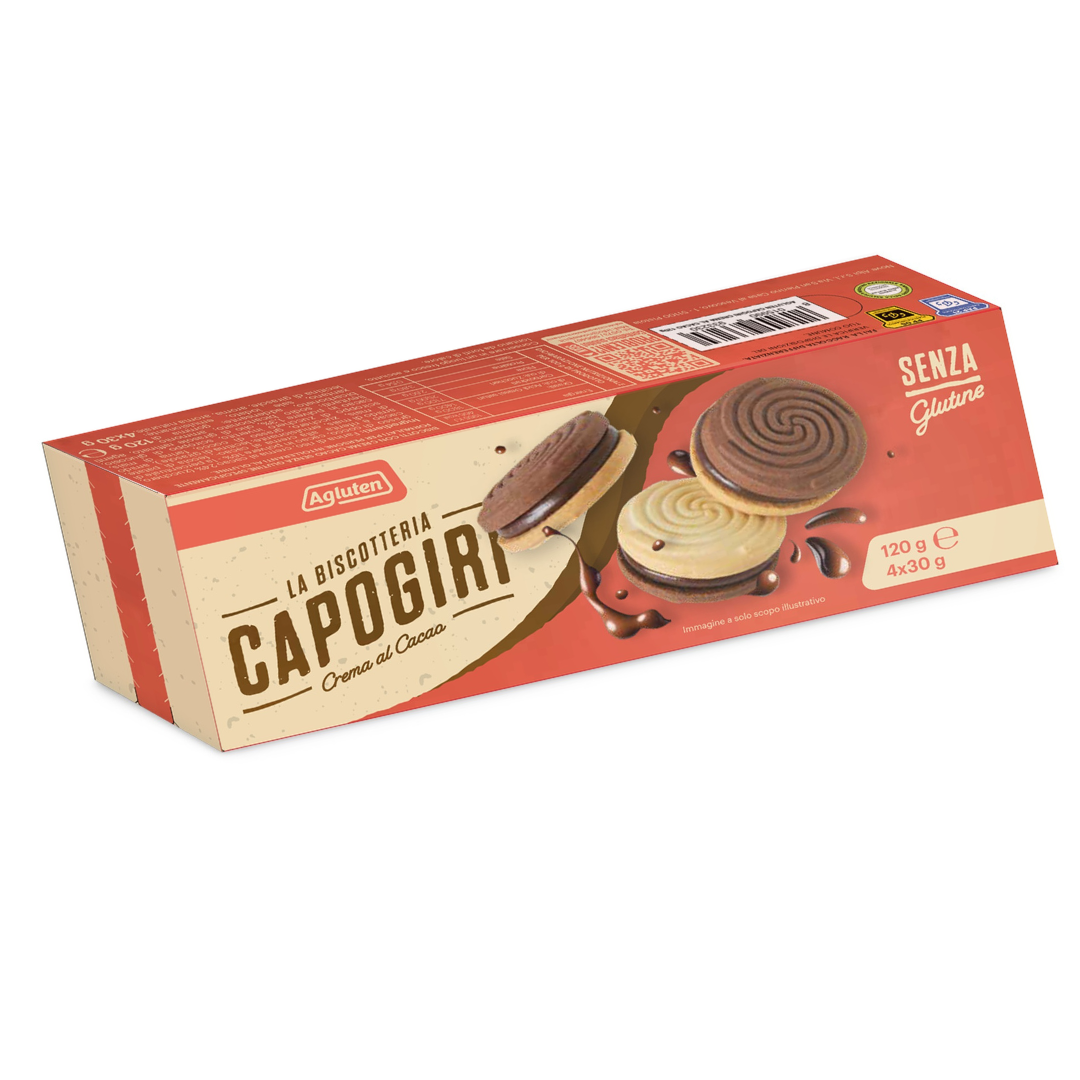Capogiri con crema al cacao AGLUTEN -  120g