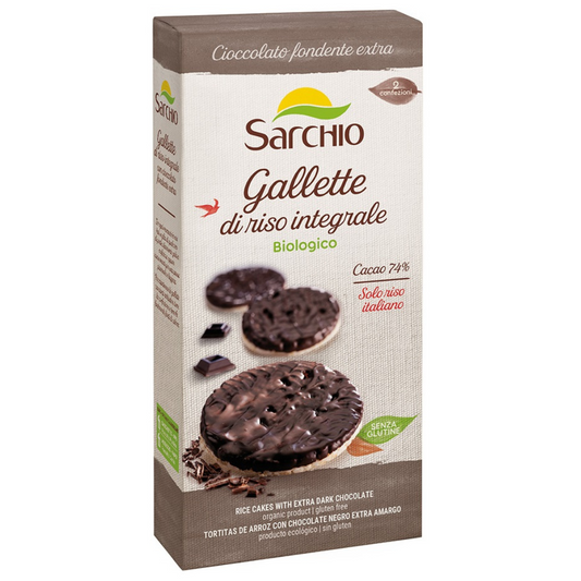 Gallette Di Riso Con Cioccolato Fondente SARCHIO - 100g