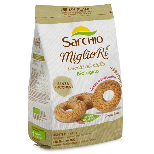 SL - Biscotti Miglio Senza zuccheri SARCHIO - 200g