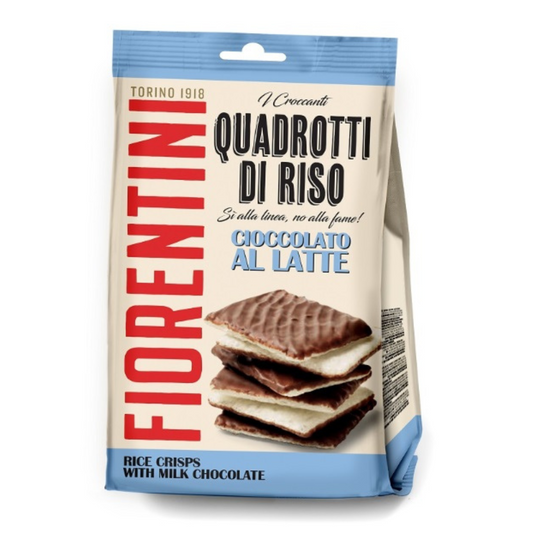 Quadrotti Di Riso Con Cioccolato Al Latte FIORENTINI - 80g