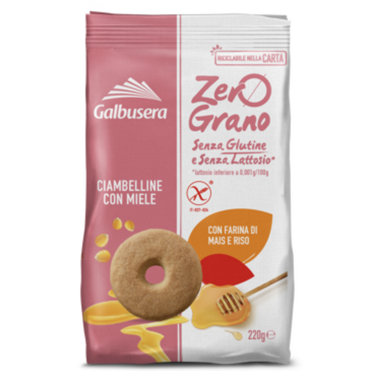 SL Biscotti Ciambelline con miele GALBUSERA - 220g