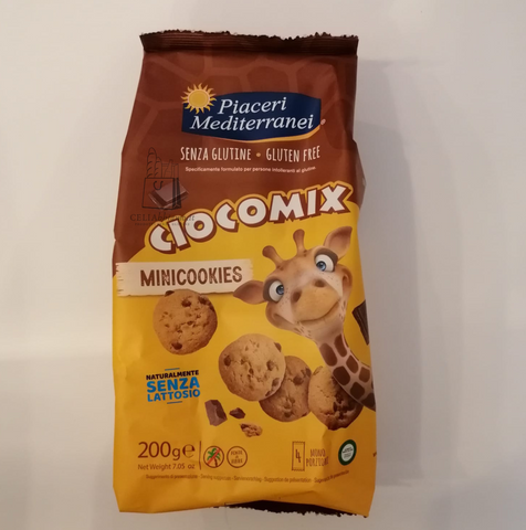 Ciocomix Mini Cookies PIACERI MEDITERRANEI - (4 monoporz. da 50g) 200g