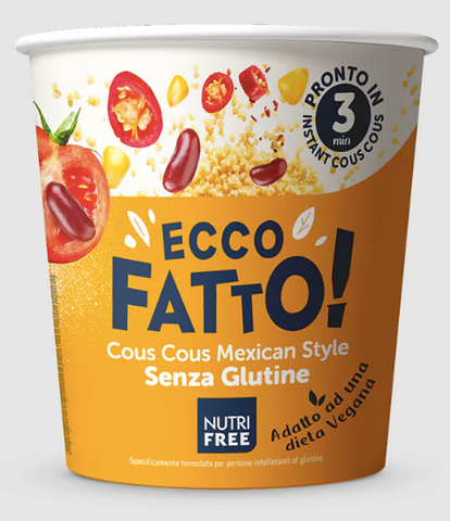 SL pronto in 3 min. Ecco Fatto - Cous Cous Mexican Style NUTRIFREE - 70g