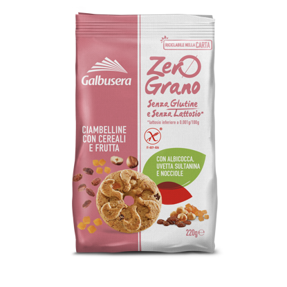 biscotti senza glutine cereali frutta galbusera - celiabbiamo negozio senza glutine cagliari