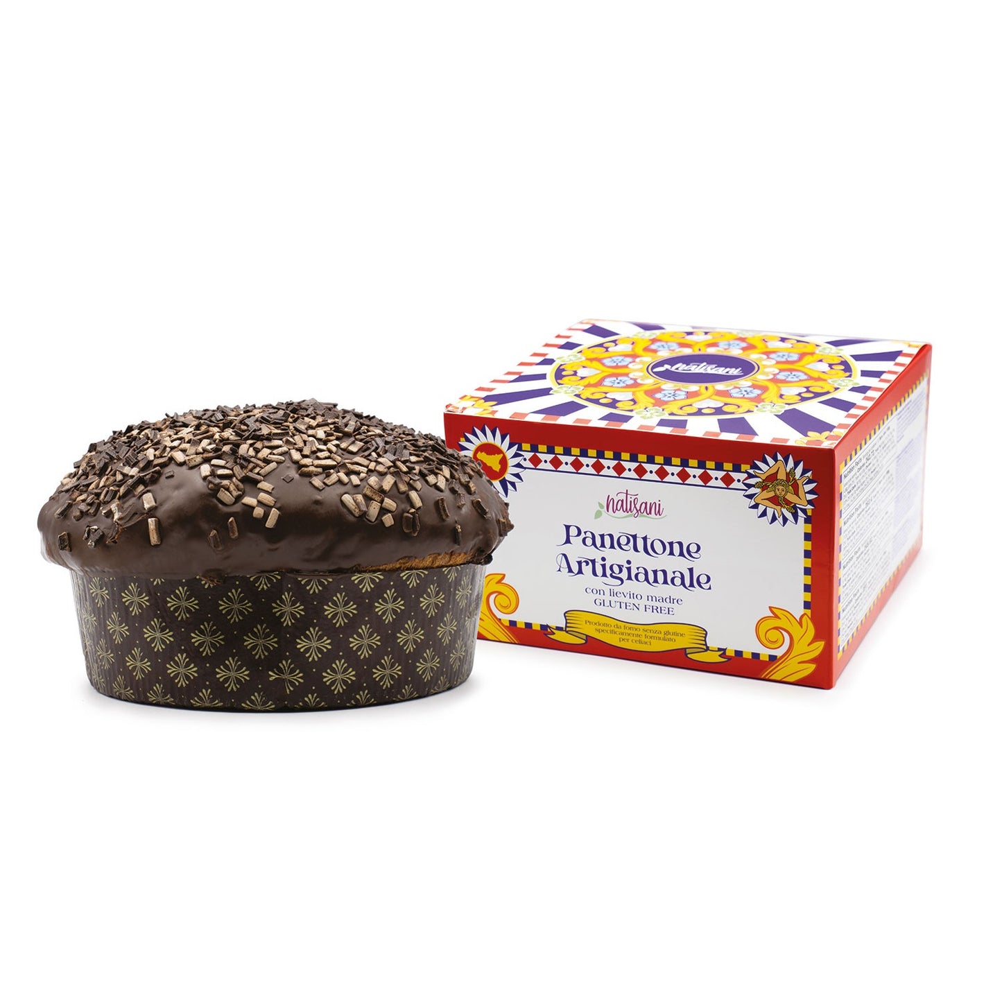 Panettone artigianale al cioccolato NATISANI - 600g