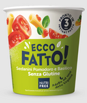 SL pronto in 3 min. Ecco Fatto - Sedanini pomodoro e basilico NUTRIFREE - 70g