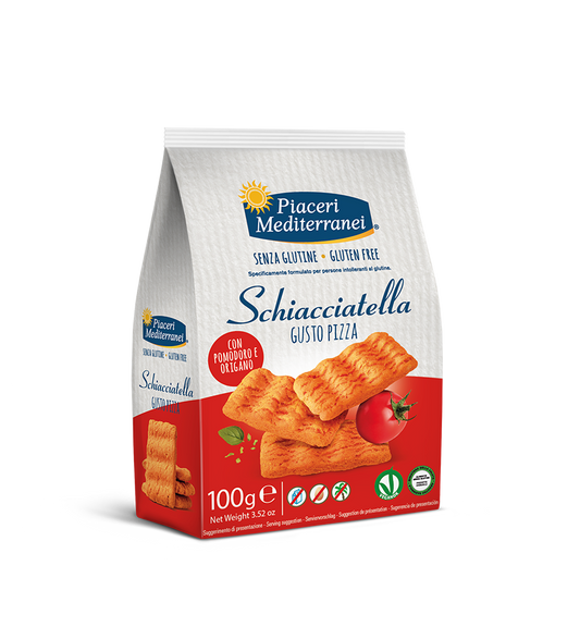 Schiacciatella gusto pizza PIACERI MEDITERRANEI - 100g