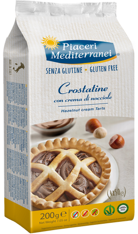 crostatine senza glutine crema di nocciole piaceri mediterranei