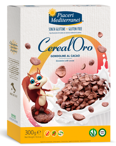 Gondoline al cacao PIACERI MEDITERRANEI - 300g