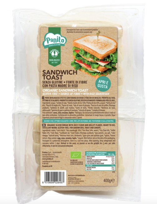 SL Sandwich Toast classico PROBIOS - 400g
