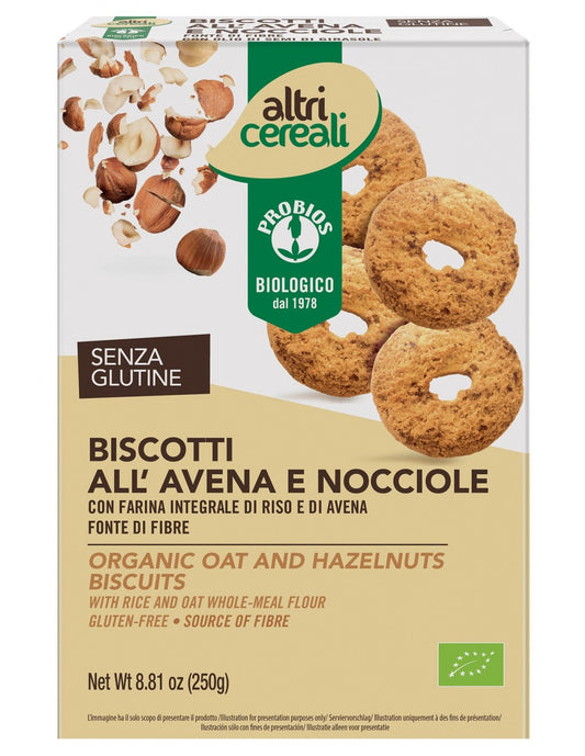 Biscotti di Avena e Nocciole PROBIOS - 250g