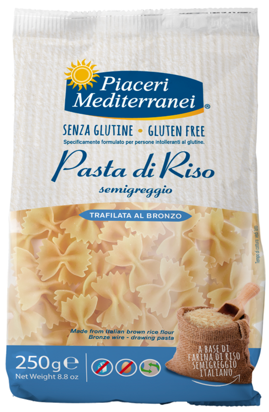 SL Farfalle Riso Integrale PIACERI MEDITERRANEI - 250g