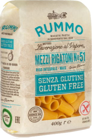 mezzi rigatoni senza glutine rummo