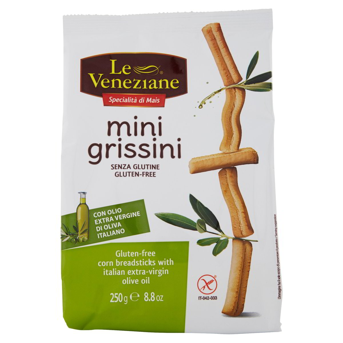 Mini grissini Olio Extra Vergine Oliva LE VENEZIANE - 250g