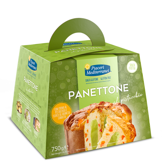 Panettone al pistacchio PIACERI MEDITERRANEI - 750g