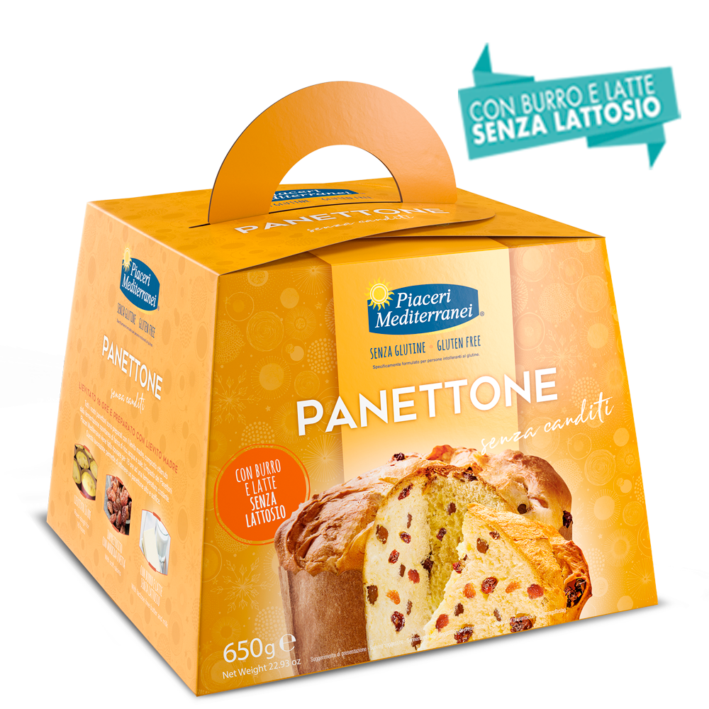 SL - Panettone senza canditi PIACERI MEDITERRANEI - 650g