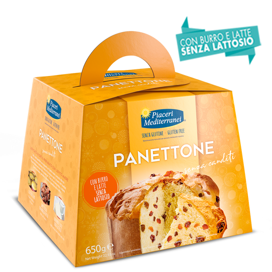 SL - Panettone senza canditi PIACERI MEDITERRANEI - 650g